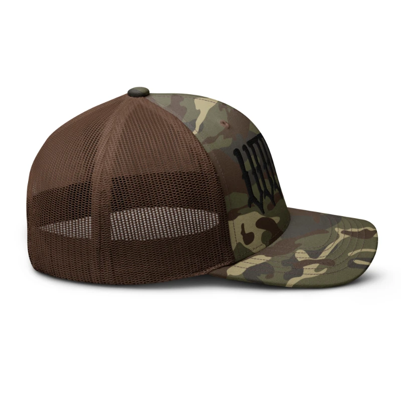 camouflage-trucker-hat-camo-brown-right-6675b70bbc6b7 Black VooDoo Camouflage Trucker Hat