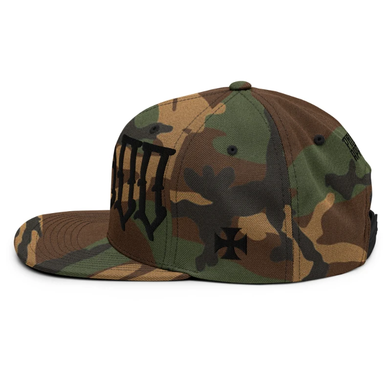 classic-snapback-green-camo-left-side-6678084438339 Black Voodoo Green Camouflage Snapback Hat