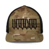 Black VooDoo Camouflage Closed-back Trucker Cap