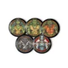 Monsters Set of pin buttons
