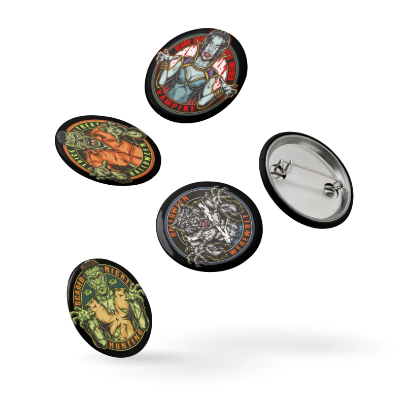set-of-pin-buttons-white-1.25-front-667b0913df0f0 Monsters Set of pin buttons