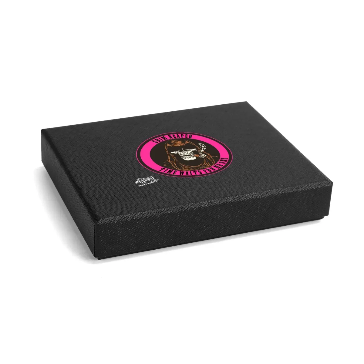 Pink Grim Reaper Crew Socks Deluxe