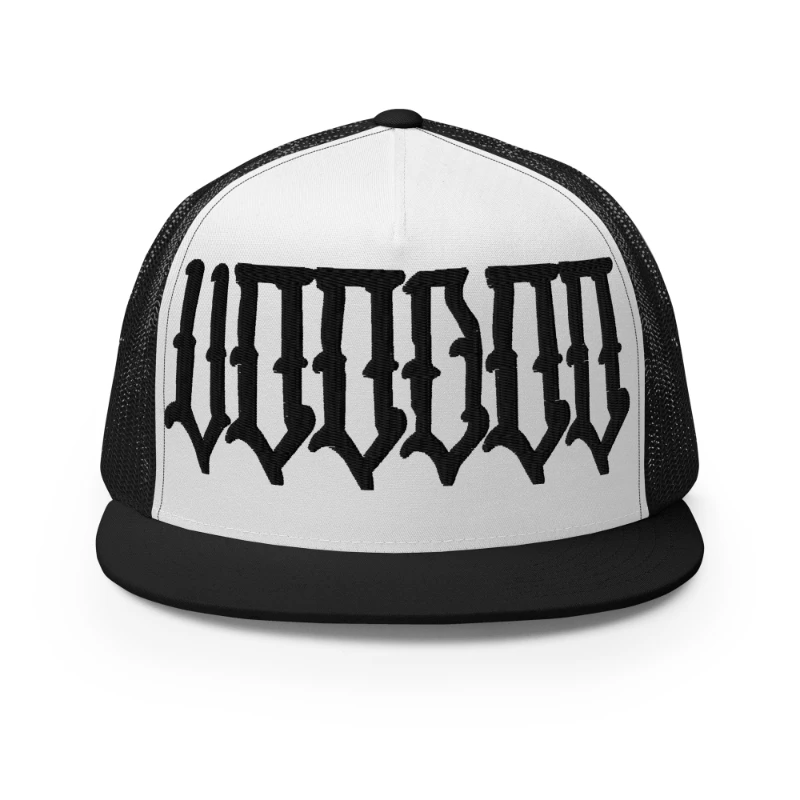 5-panel-trucker-cap-black-white-black-front-668ab0057589c Voodoo Multicolour Trucker Caps