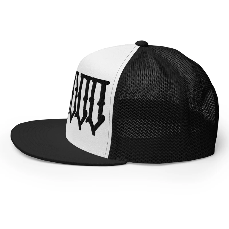 5-panel-trucker-cap-black-white-black-left-668ab00575a67 Voodoo Multicolour Trucker Caps