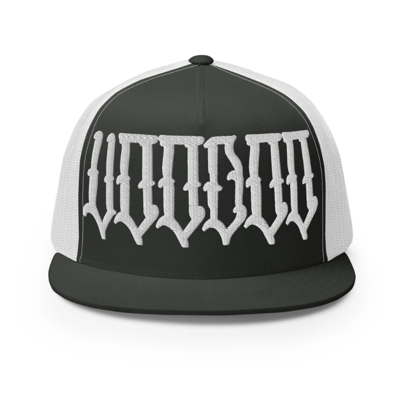 5-panel-trucker-cap-charcoal-white-front-668aae7a26c27 Voodoo Multicolour Trucker Caps