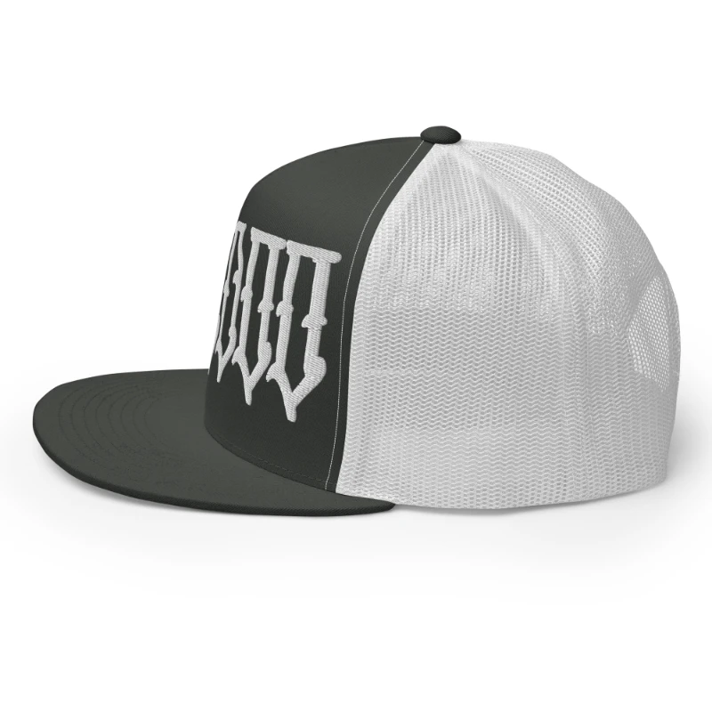 5-panel-trucker-cap-charcoal-white-left-668aae7a26d60 Voodoo Multicolour Trucker Caps