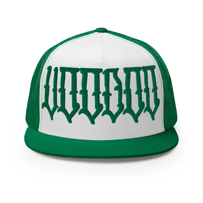5-panel-trucker-cap-kelly-white-kelly-front-668ab3c971861 Voodoo Multicolour Trucker Caps