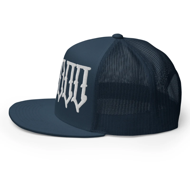 5-panel-trucker-cap-navy-left-668aae7a25f79 Voodoo Multicolour Trucker Caps