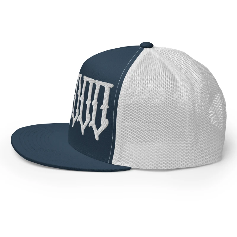 5-panel-trucker-cap-navy-white-left-668aae7a26596 Voodoo Multicolour Trucker Caps