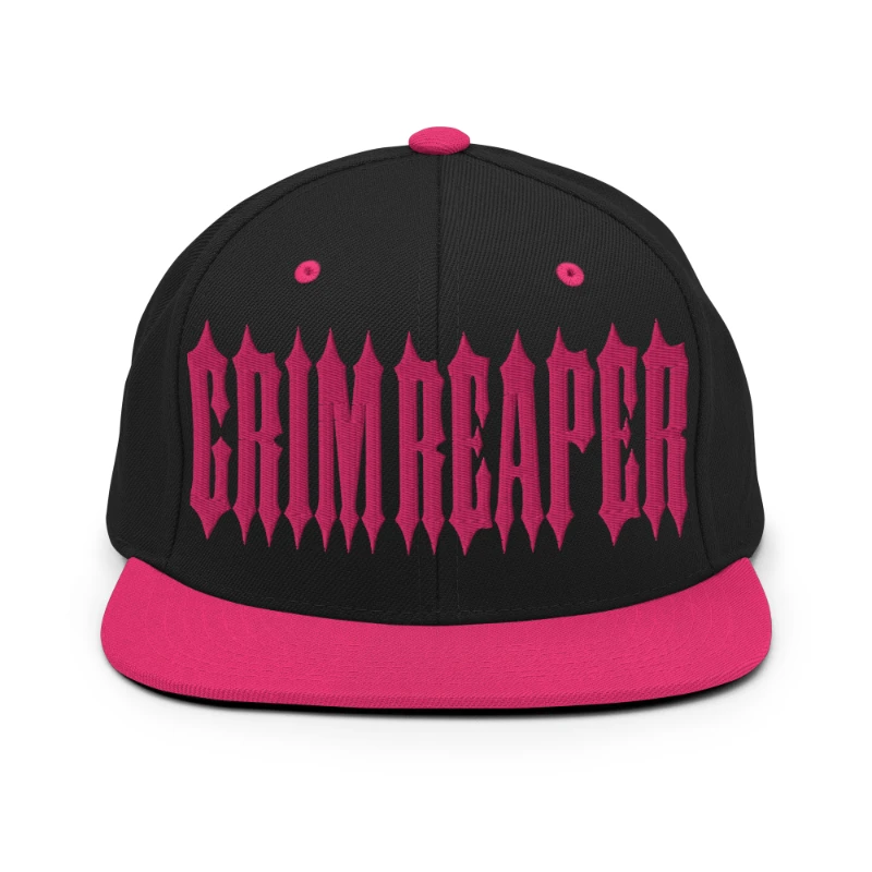 classic-snapback-black-neon-pink-front-66a130e83a212 Grim Reaper Multicolour Classic Snapback Hats