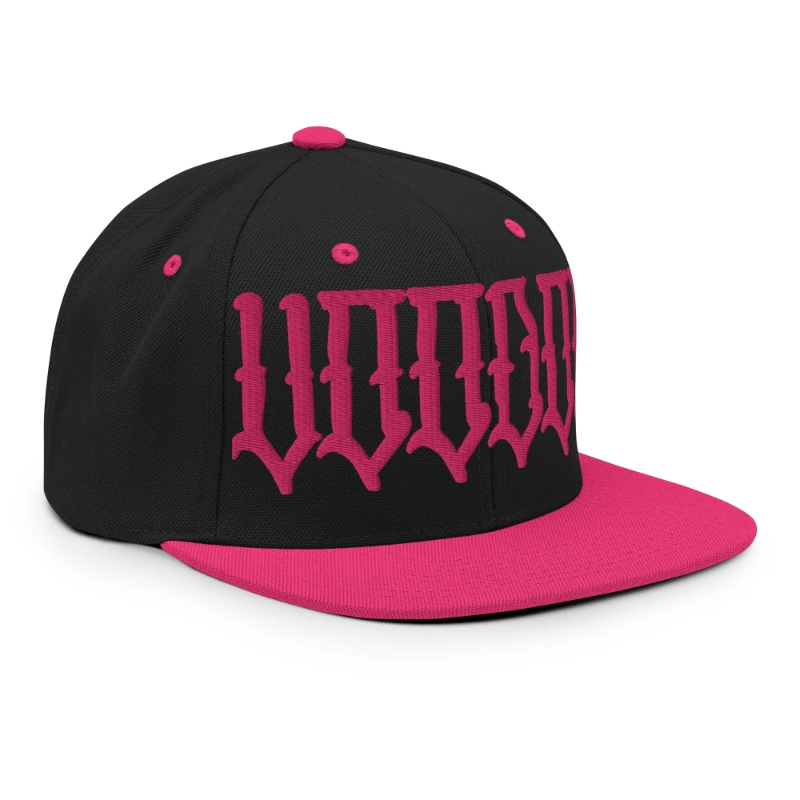 classic-snapback-black-neon-pink-right-front-66936415cee37 Voodoo Multicolour Classic Snapback Hats