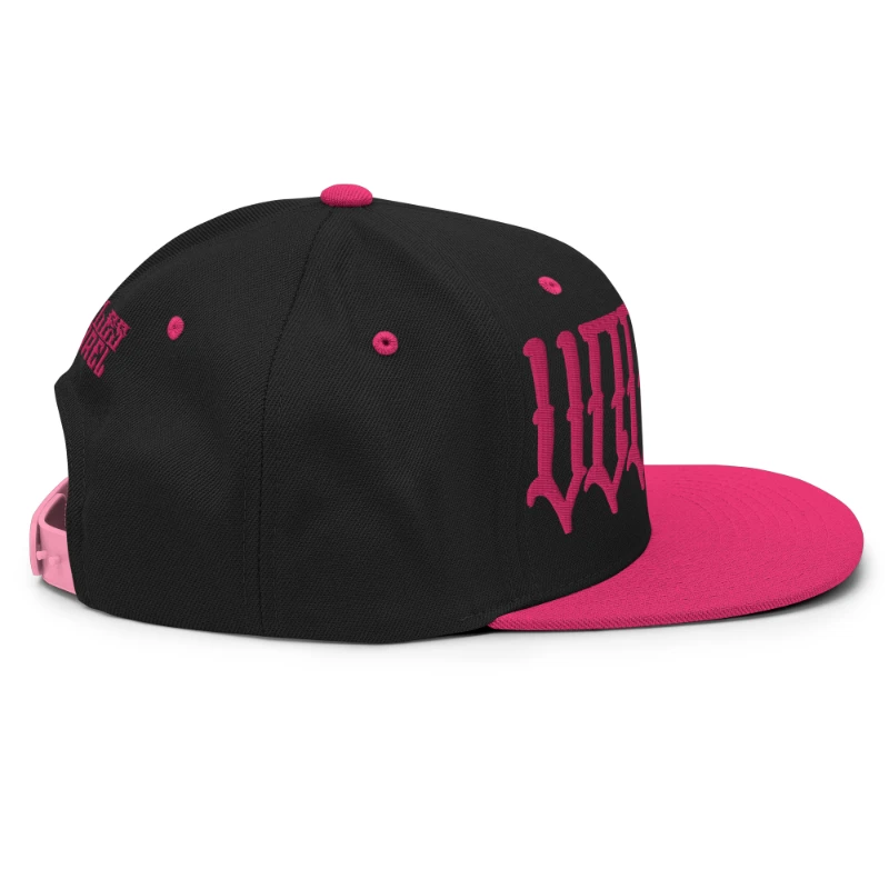 classic-snapback-black-neon-pink-right-side-66936415cf0ab Voodoo Multicolour Classic Snapback Hats