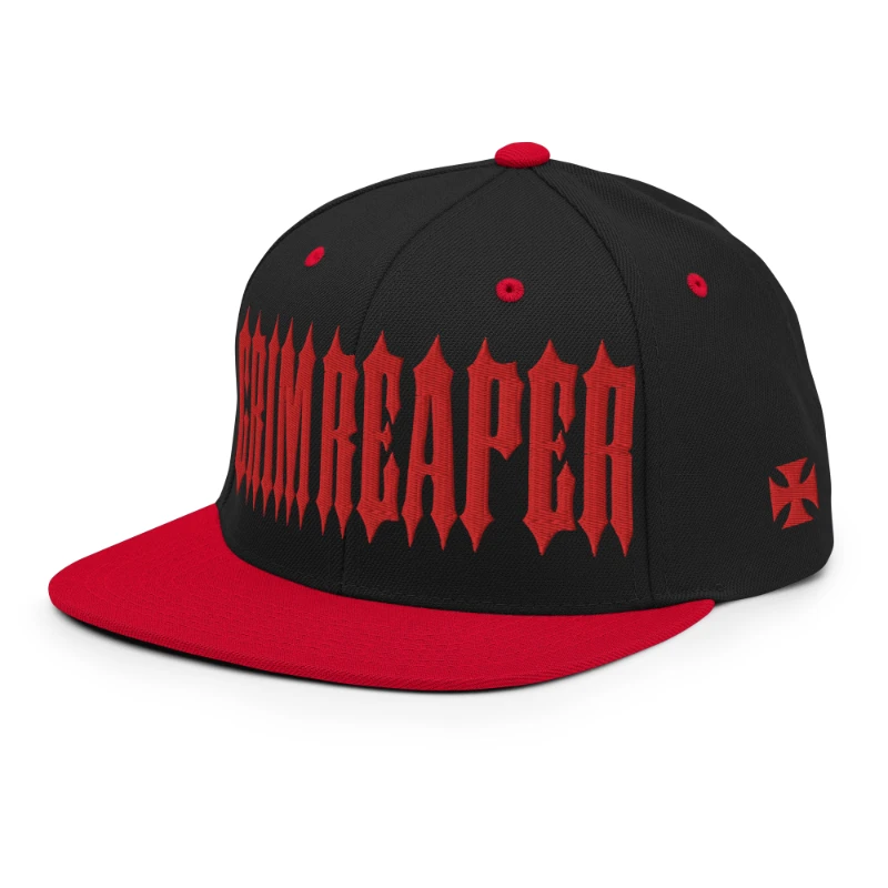 classic-snapback-black-red-left-front-669e98b7a8499 - kopia Grim Reaper Multicolour Classic Snapback Hats