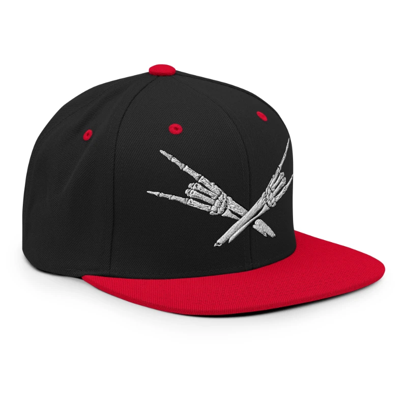 classic-snapback-black-red-right-front-668ea9bf1eb0f Metal X Skeleton Hands Multicolour Classic Snapback Hats