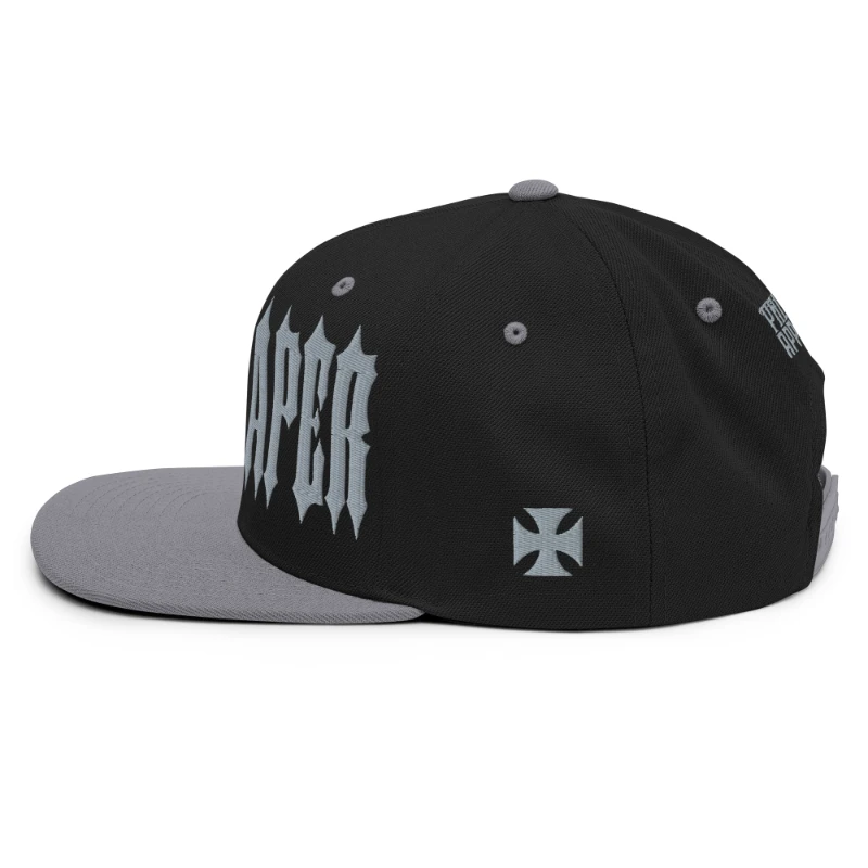 classic-snapback-black-silver-left-side-66a133b8c9950 Grim Reaper Multicolour Classic Snapback Hats