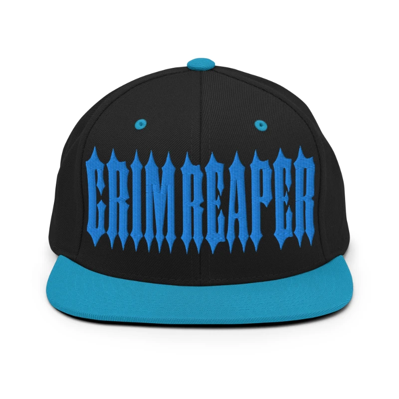 classic-snapback-black-teal-front-66a132a41ae94 Grim Reaper Multicolour Classic Snapback Hats