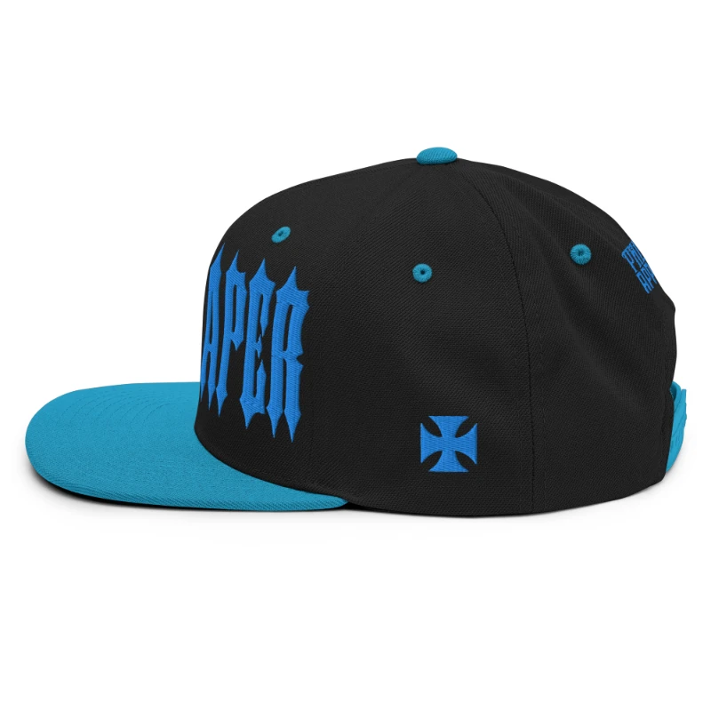 classic-snapback-black-teal-left-side-66a132a41dafc Grim Reaper Multicolour Classic Snapback Hats