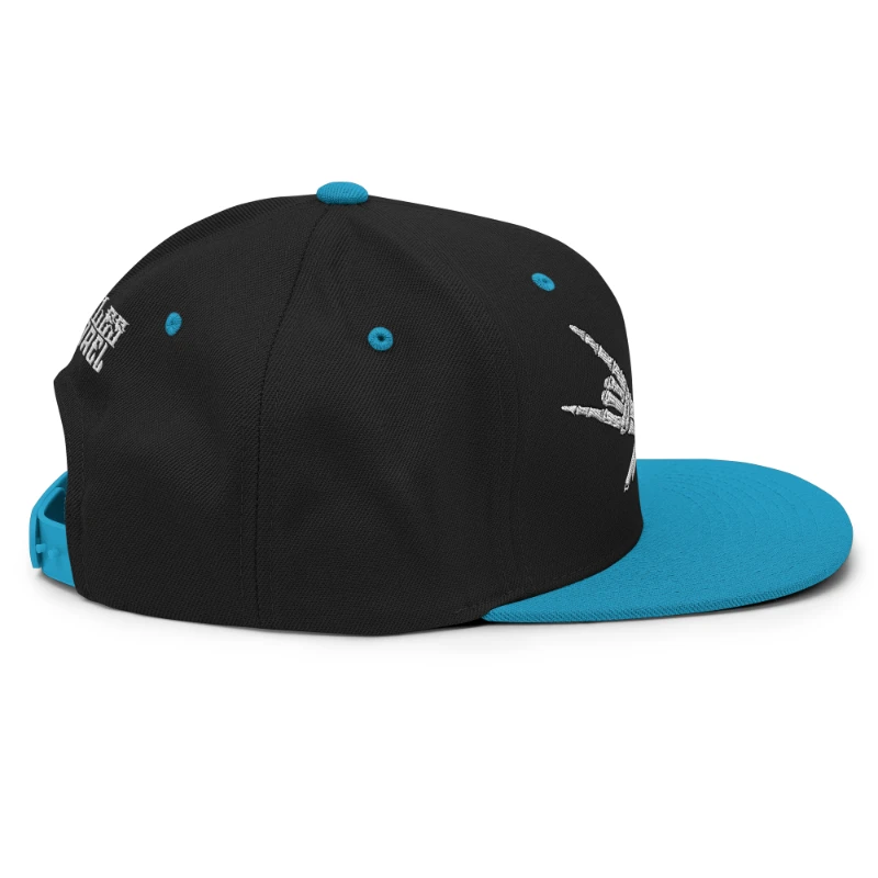 classic-snapback-black-teal-right-side-668eaa411e5a3 Metal X Skeleton Hands Multicolour Classic Snapback Hats