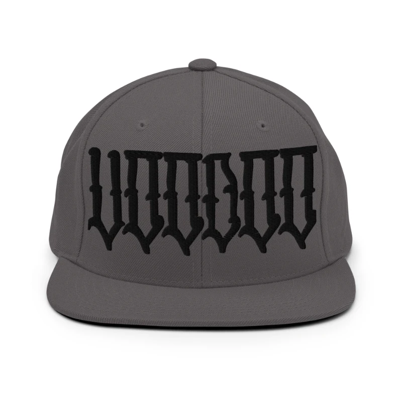 classic-snapback-dark-grey-front-669366746192d Voodoo Multicolour Classic Snapback Hats