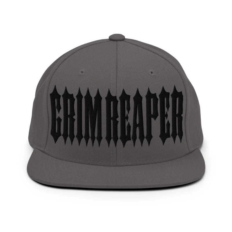 classic-snapback-dark-grey-front-66a135487d66e Grim Reaper Multicolour Classic Snapback Hats