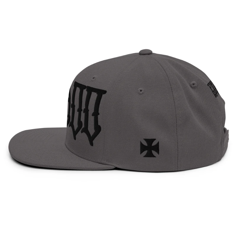 classic-snapback-dark-grey-left-side-66936674634a1 Voodoo Multicolour Classic Snapback Hats
