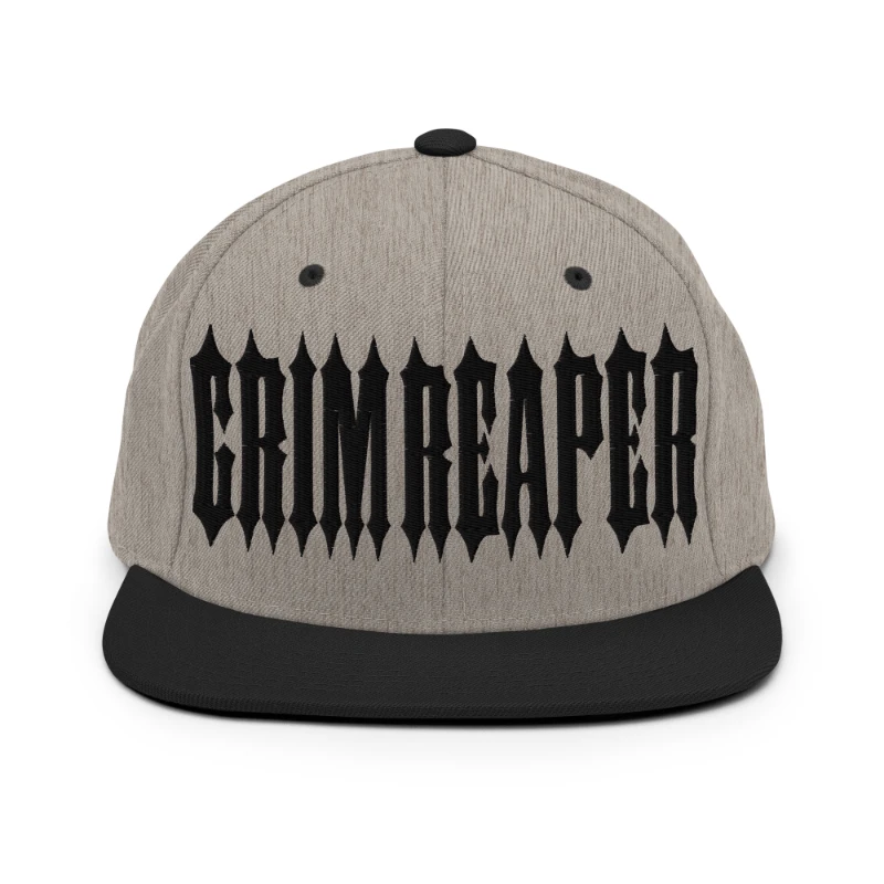 classic-snapback-heather-black-front-669e99edde9f1 - kopia Grim Reaper Multicolour Classic Snapback Hats