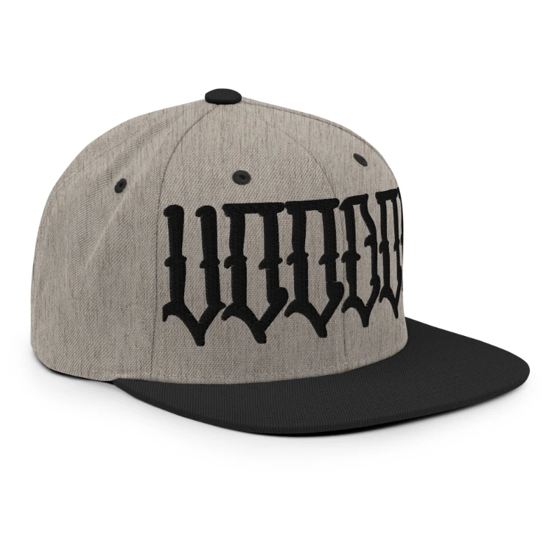 classic-snapback-heather-black-right-front-6693667467c67 Voodoo Multicolour Classic Snapback Hats