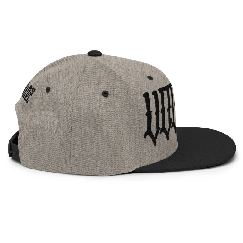 classic-snapback-heather-black-right-side-6693667468028 Voodoo Multicolour Classic Snapback Hats