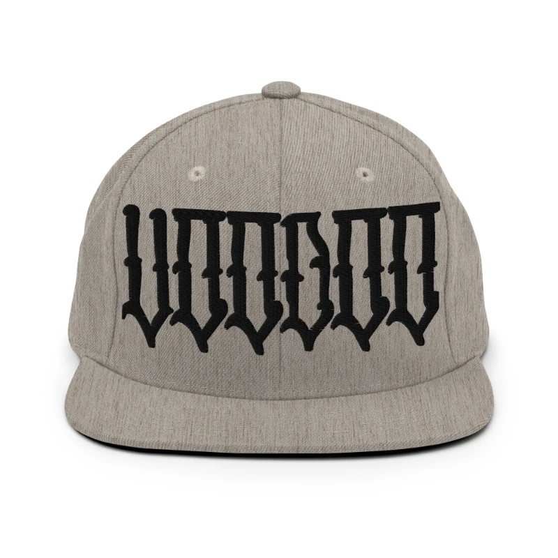 classic-snapback-heather-grey-front-669366746aa9e Voodoo Multicolour Classic Snapback Hats