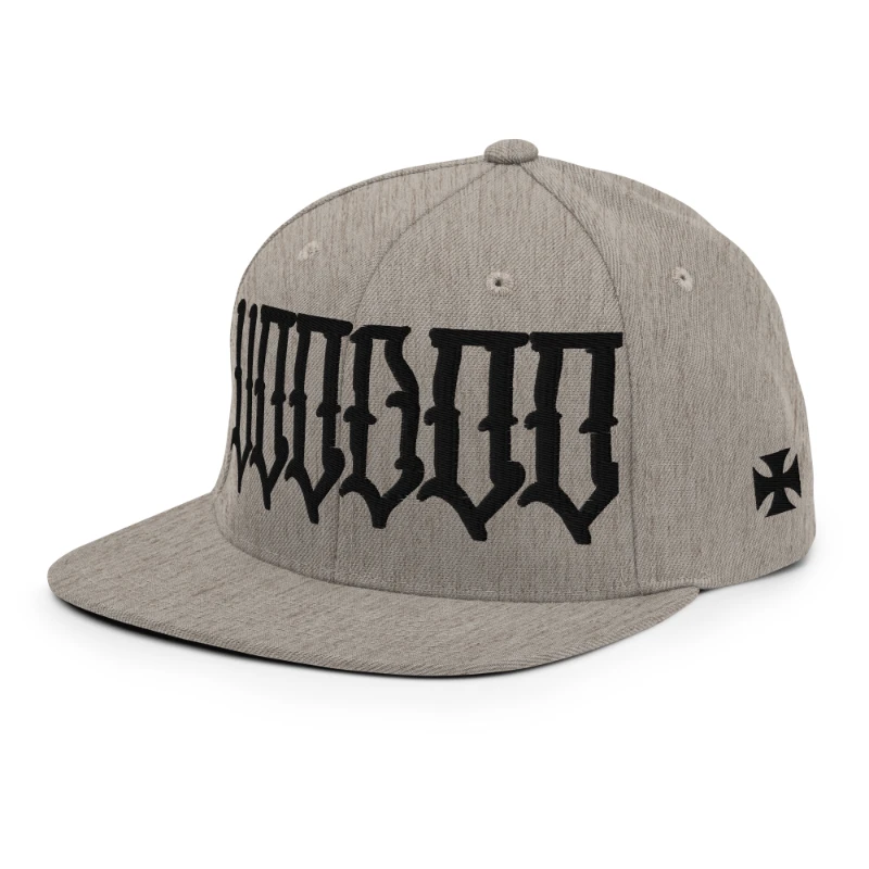 classic-snapback-heather-grey-left-front-66936674704c3 Voodoo Multicolour Classic Snapback Hats