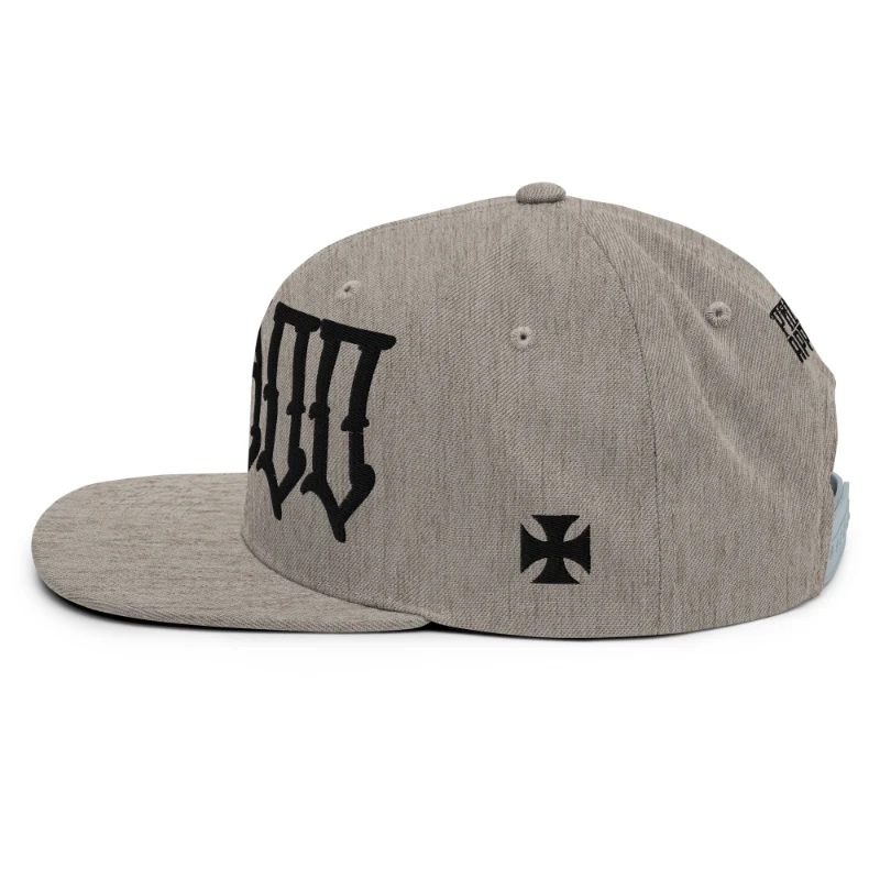 classic-snapback-heather-grey-left-side-669366746f7c1 Voodoo Multicolour Classic Snapback Hats