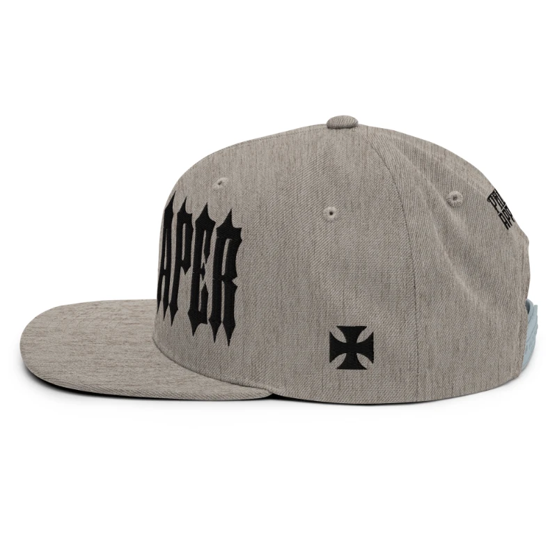 classic-snapback-heather-grey-left-side-66a10e8214806 - kopia Grim Reaper Multicolour Classic Snapback Hats