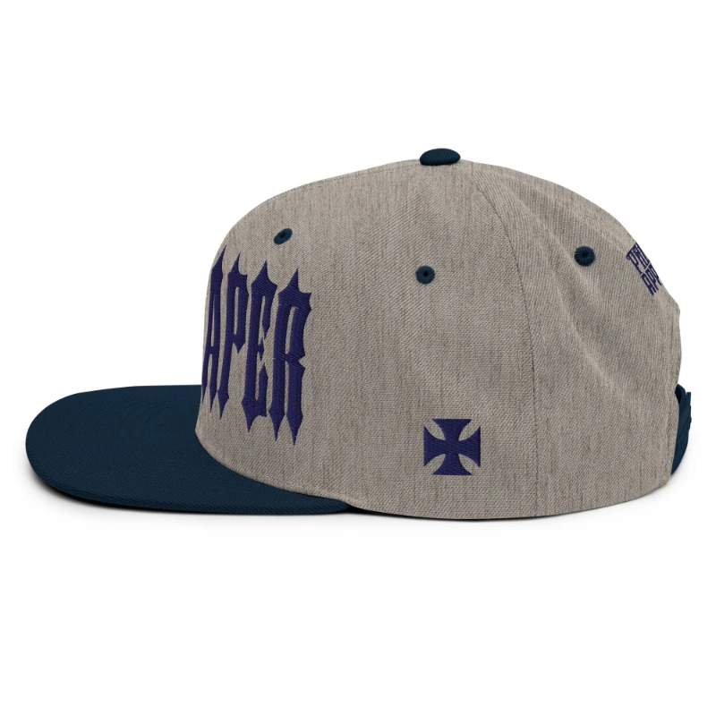 classic-snapback-heather-grey-navy-left-side-66a12ed1989bb Grim Reaper Multicolour Classic Snapback Hats