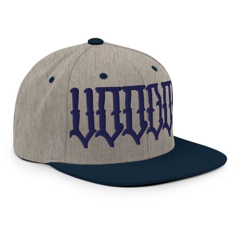 classic-snapback-heather-grey-navy-right-front-669390dfb6092 Voodoo Multicolour Classic Snapback Hats