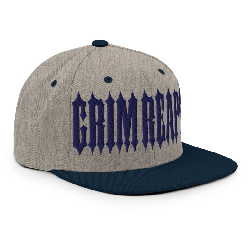 classic-snapback-heather-grey-navy-right-front-66a12ed19554b Grim Reaper Multicolour Classic Snapback Hats