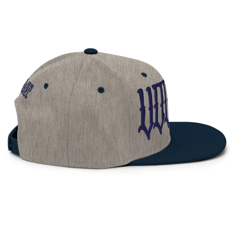 classic-snapback-heather-grey-navy-right-side-669390dfb63c7 Voodoo Multicolour Classic Snapback Hats