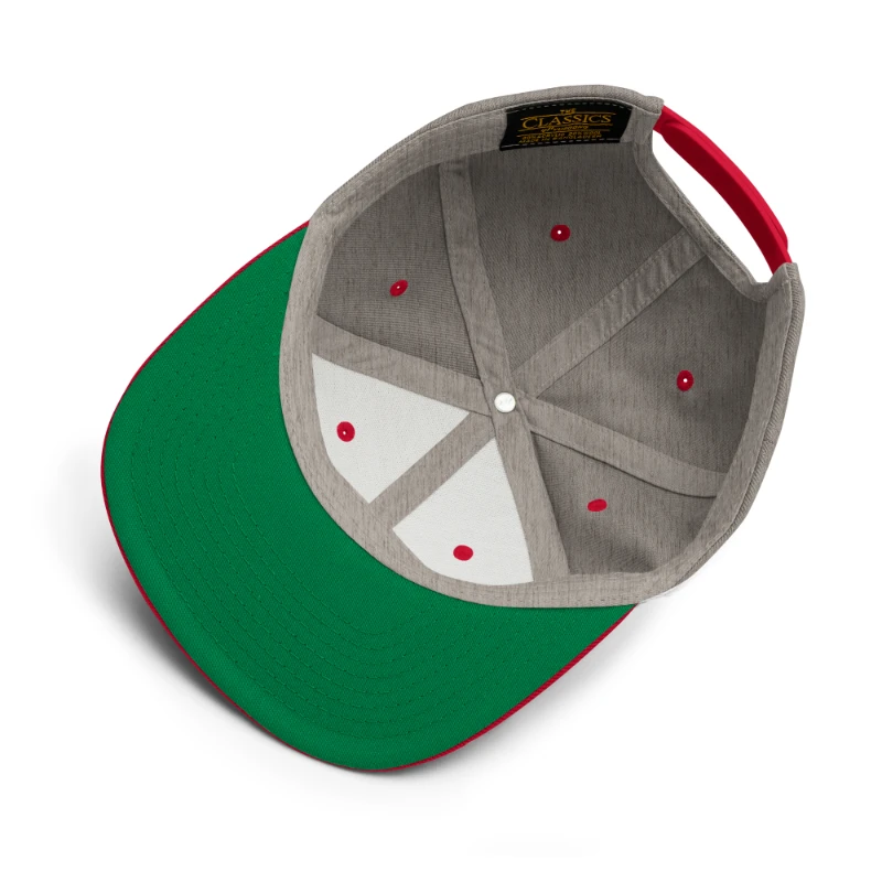 classic-snapback-heather-grey-red-product-details-6693650e49491 Voodoo Multicolour Classic Snapback Hats