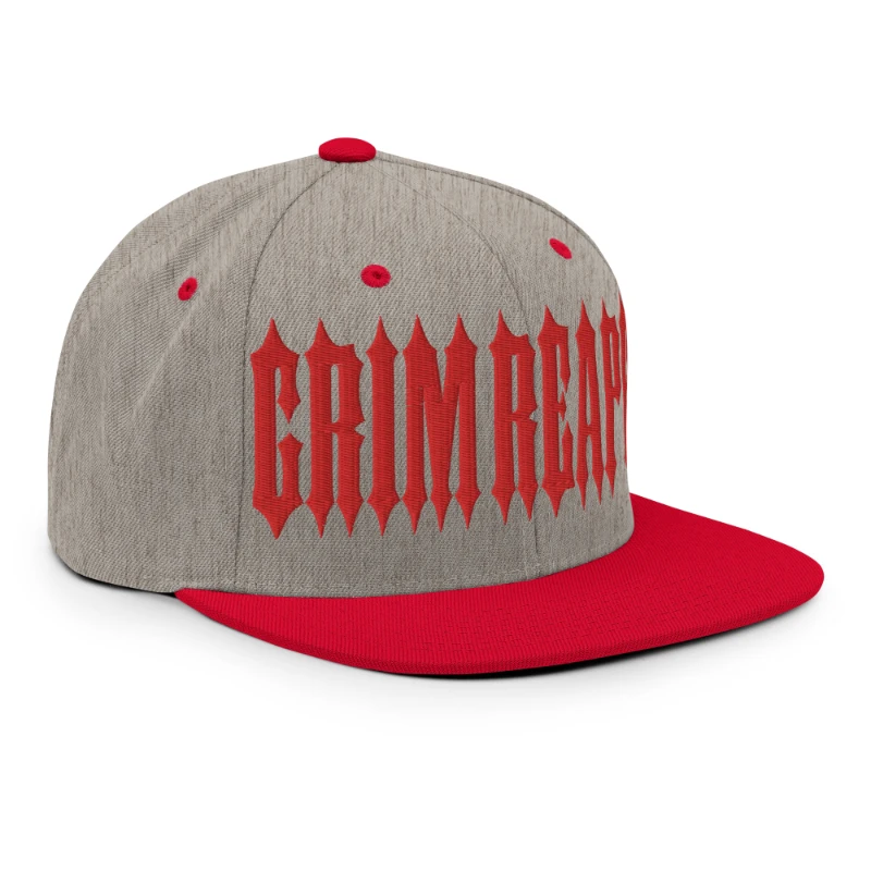 classic-snapback-heather-grey-red-right-front-669e98b7bc60e - kopia Grim Reaper Multicolour Classic Snapback Hats