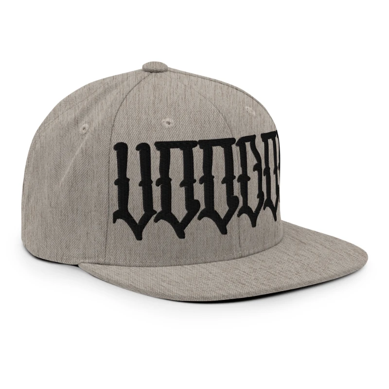 classic-snapback-heather-grey-right-front-669366746bc81 Voodoo Multicolour Classic Snapback Hats