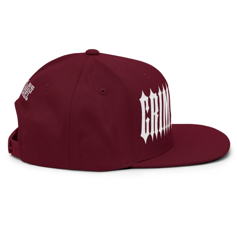classic-snapback-maroon-right-side-669e8d4461f20 Grim Reaper Multicolour Classic Snapback Hats