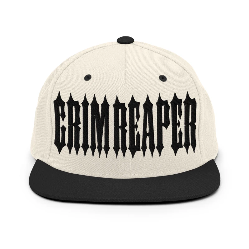 classic-snapback-natural-black-front-669e99ede5485 Grim Reaper Multicolour Classic Snapback Hats
