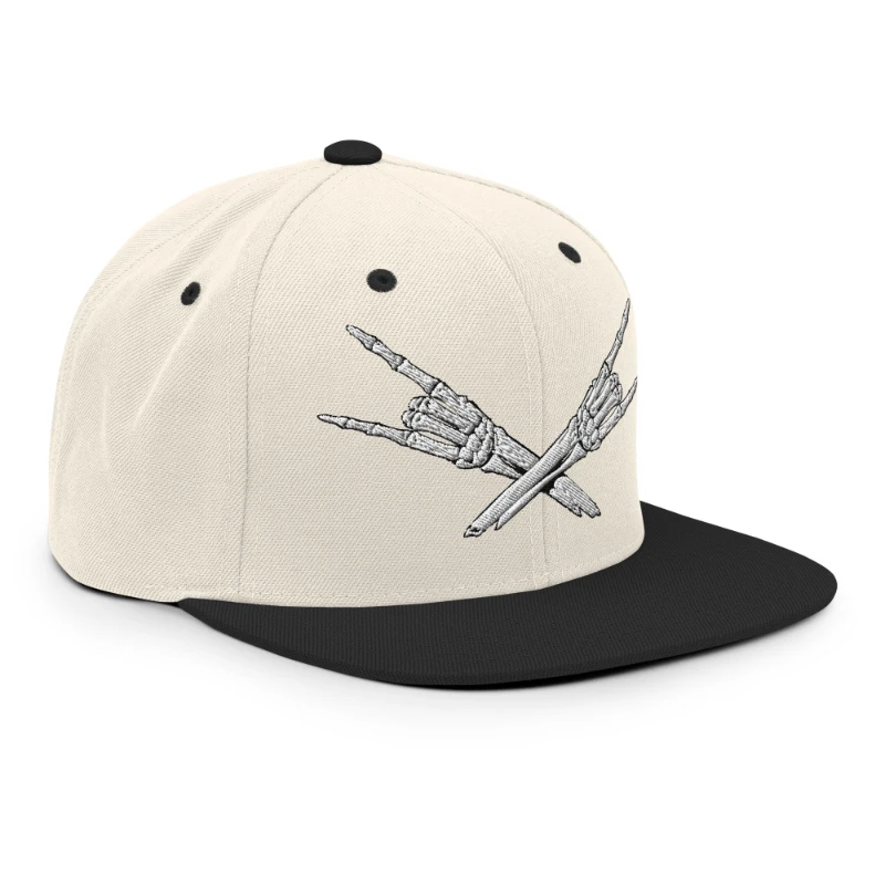 classic-snapback-natural-black-right-front-668eb35d91d43 Metal X Skeleton Hands Multicolour Classic Snapback Hats