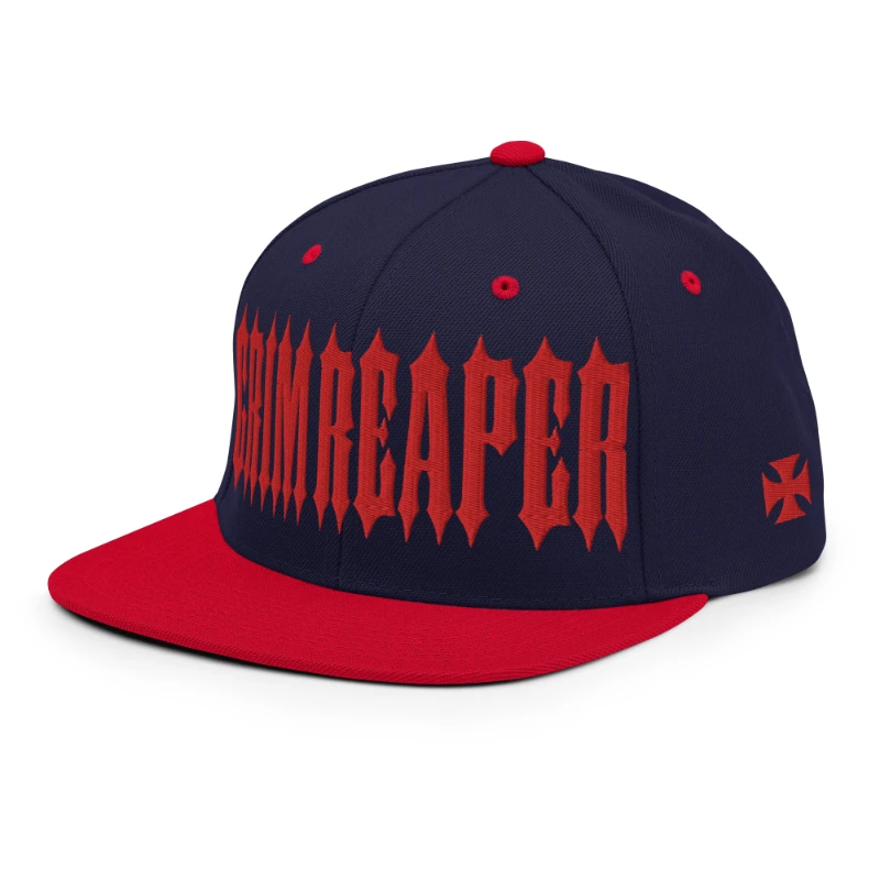 classic-snapback-navy-red-left-front-669e98b7b0e05 Grim Reaper Multicolour Classic Snapback Hats