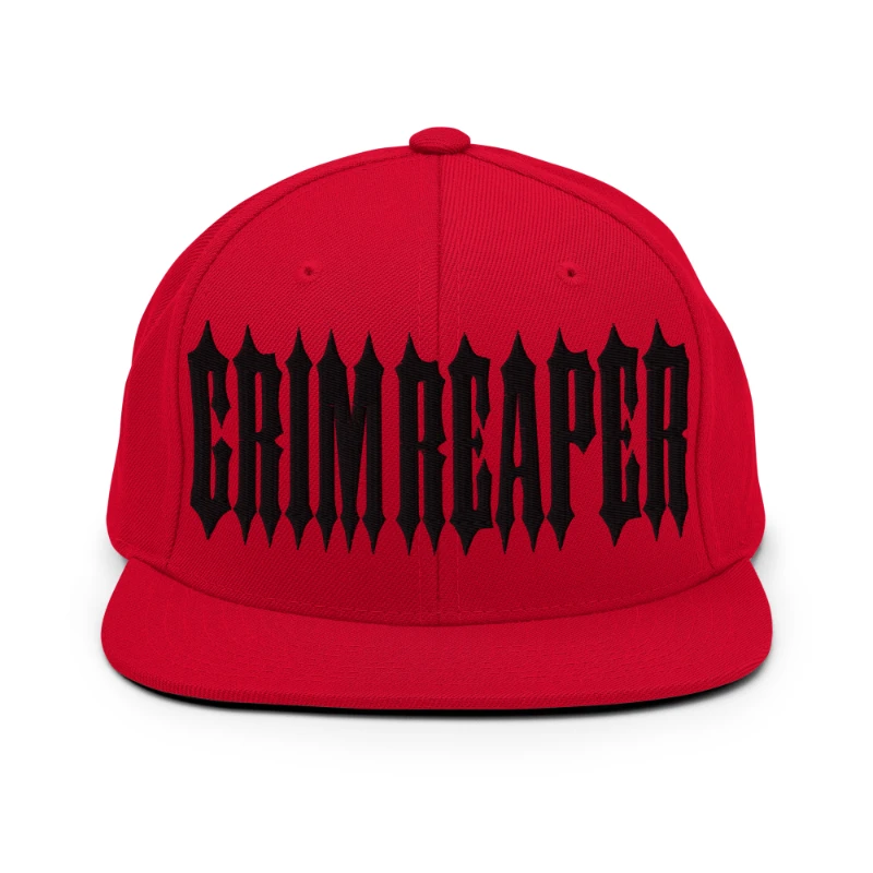 classic-snapback-red-front-66a10f57d3894 Grim Reaper Multicolour Classic Snapback Hats