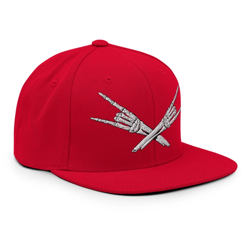 classic-snapback-red-right-front-668eb35d11777 Metal X Skeleton Hands Multicolour Classic Snapback Hats