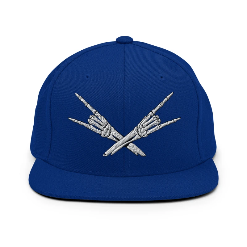 classic-snapback-royal-blue-front-668eb35ce6efe Metal X Skeleton Hands Multicolour Classic Snapback Hats