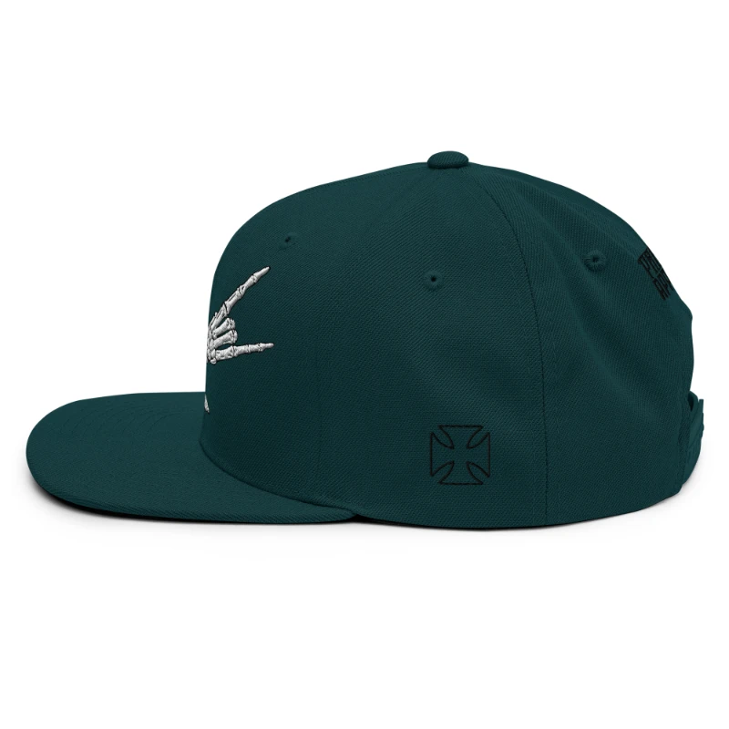 classic-snapback-spruce-left-side-668eb35d0d893 Metal X Skeleton Hands Multicolour Classic Snapback Hats