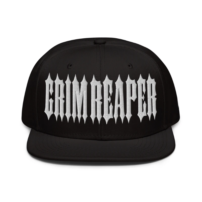 snapback-black-front-66a3a9a897d7f White Grim Reaper Multicolour Snapback Hats