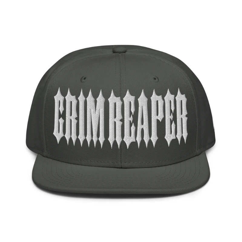 snapback-charcoal-gray-front-66a3a9a89f08f White Grim Reaper Multicolour Snapback Hats