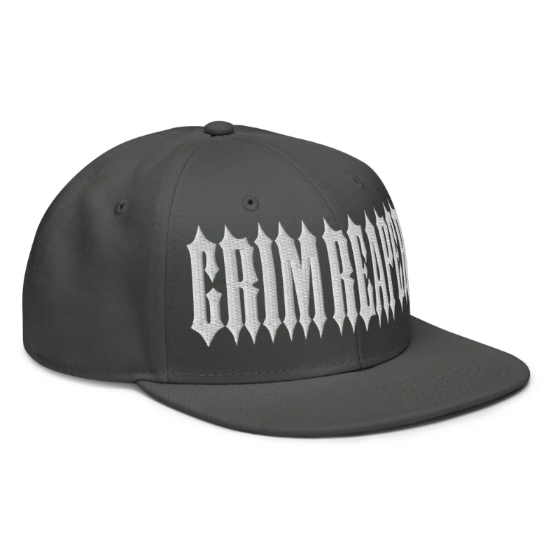 snapback-charcoal-gray-right-front-66a3a9a8a0211 White Grim Reaper Multicolour Snapback Hats